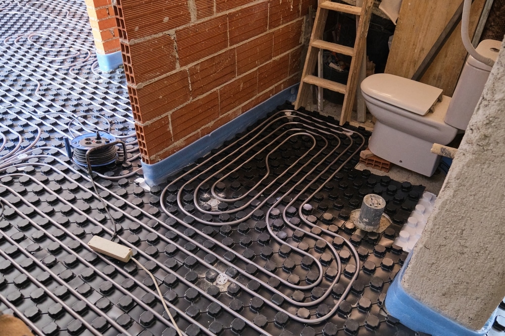 value heated floors bathrooms